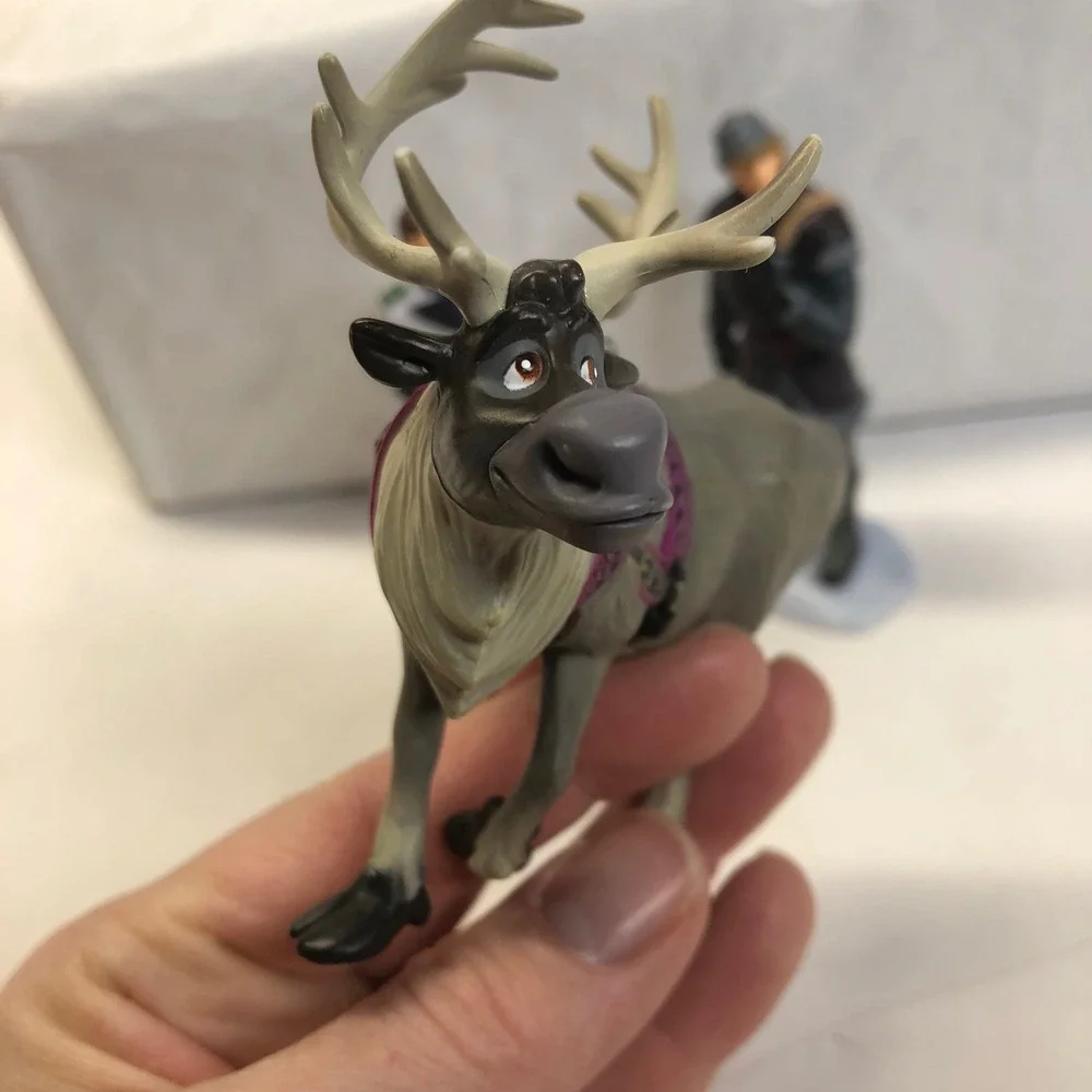 Lot Of 3 Disney Frozen Figurines Sven Reindeer Kristoff Prince 4
